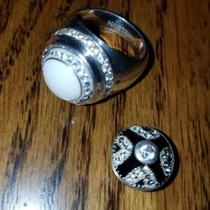Kameleon ring size 5, 2 pops lot, 925 Sterling